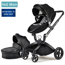 Load image into Gallery viewer, Baby Stroller 3 in 1,Hot Mom travel system High Land-scape stroller with bassinet in 2019 Folding Carriage for Newborns baby,F22