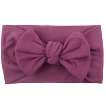 Load image into Gallery viewer, Newborn Baby Headband Headwear Turban Knotted bow Baby Hair Accessories Hair Bands for Baby Girls Toddler Elastic Head Bandages