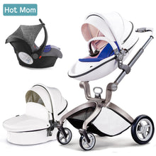 Load image into Gallery viewer, Baby Stroller 3 in 1,Hot Mom travel system High Land-scape stroller with bassinet in 2019 Folding Carriage for Newborns baby,F22
