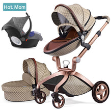 Load image into Gallery viewer, Baby Stroller 3 in 1,Hot Mom travel system High Land-scape stroller with bassinet in 2019 Folding Carriage for Newborns baby,F22
