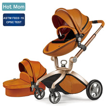 Load image into Gallery viewer, Baby Stroller 3 in 1,Hot Mom travel system High Land-scape stroller with bassinet in 2019 Folding Carriage for Newborns baby,F22
